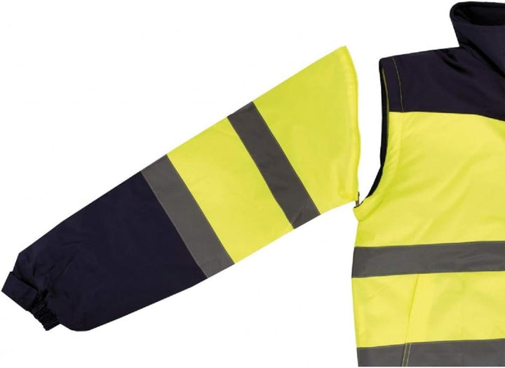 Velilla 161 - Signaljacke (Grösse XL) Farbe marineblau und gelb fluoreszierend