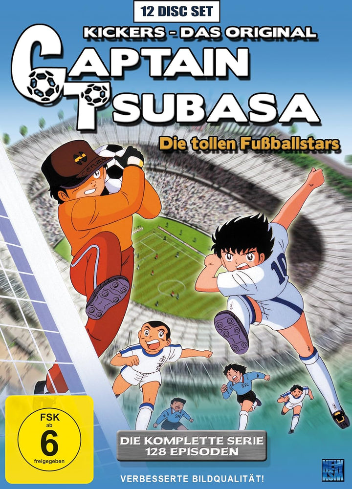 Captain Tsubasa: Die tollen Fussballstars - Die komplette Serie [12 DVDs], DVD