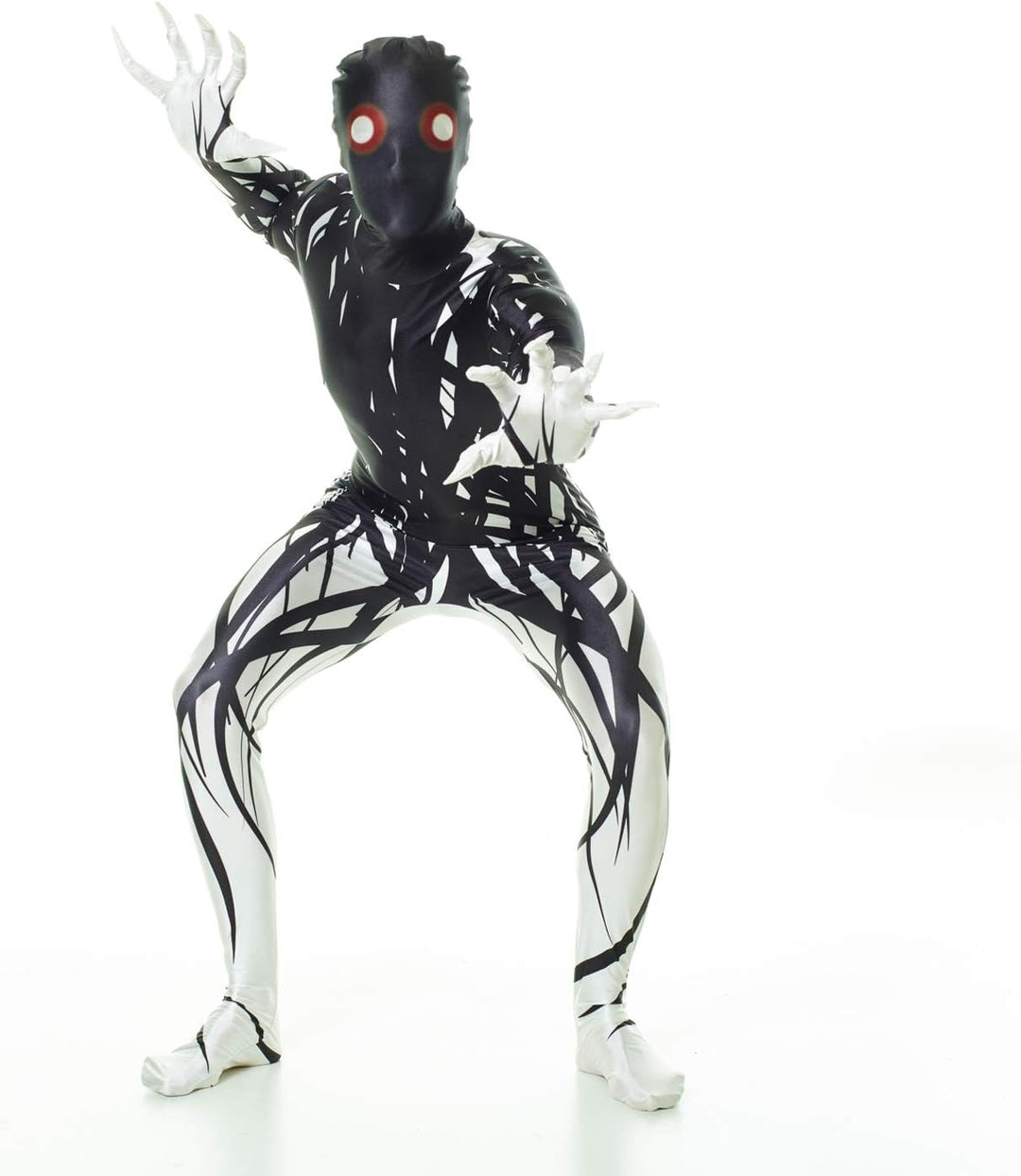 Morphsuits Zalgo Kostüm Erwachsene, Monster Verkleidung, Halloween und Karneval - M (150cm-162cm) M