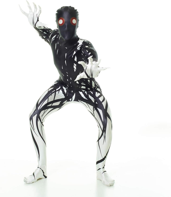 Morphsuits Zalgo Kostüm Erwachsene, Monster Verkleidung, Halloween und Karneval - M (150cm-162cm) M