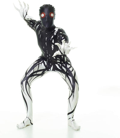 Morphsuits Zalgo Kostüm Erwachsene, Monster Verkleidung, Halloween und Karneval - XL (176cm-185cm) X