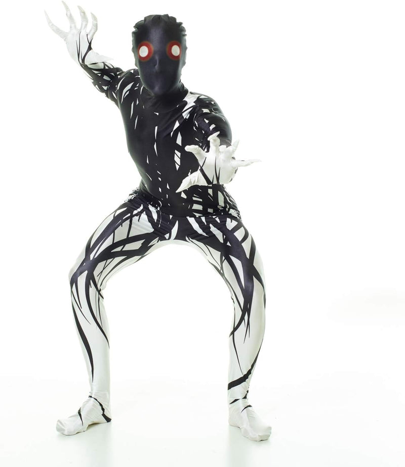 Morphsuits Zalgo Kostüm Erwachsene, Monster Verkleidung, Halloween und Karneval - M (150cm-162cm) M