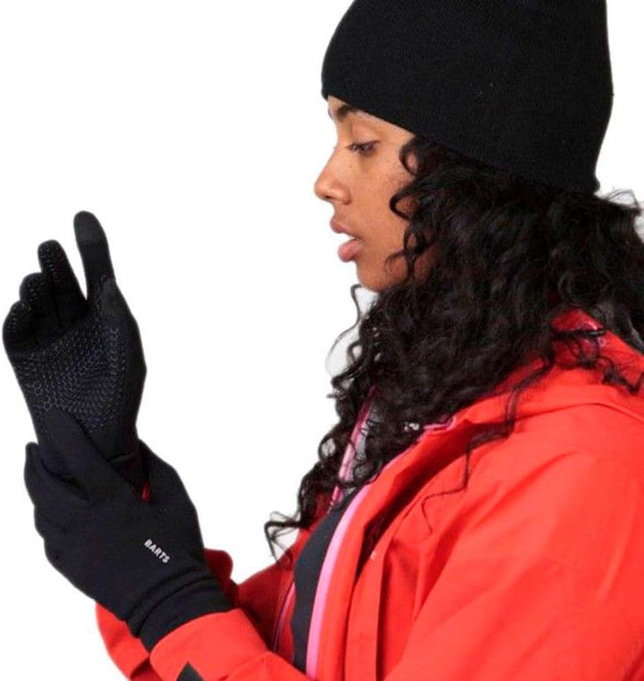 Barts Fleece Handschuhe Powerstretch Touch unisex L-XL Schwarz, L-XL Schwarz