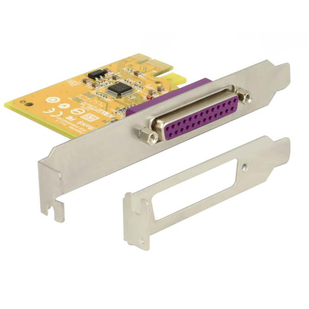 Delock PCIe x1 Parallel 1x incl. Low Profile Slotblech