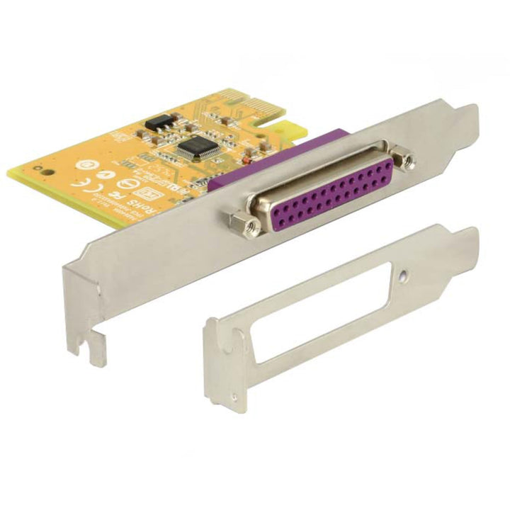 Delock PCIe x1 Parallel 1x incl. Low Profile Slotblech