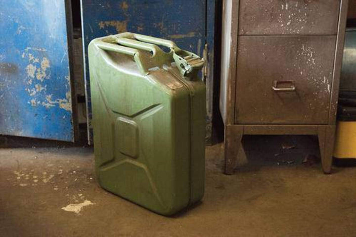 Silverline 563474 Metall-Kanister 10 l 10 Liter Einzelbett, 10 Liter Einzelbett