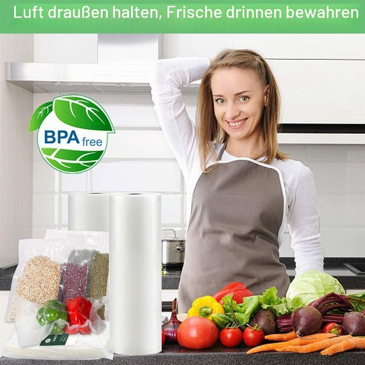 O2frepak 100 Beutel 25x35cm Vakuumier Beutel Vakuumbeutel für Lebensmittel,BPA-Frei Sous Vide Vakuum