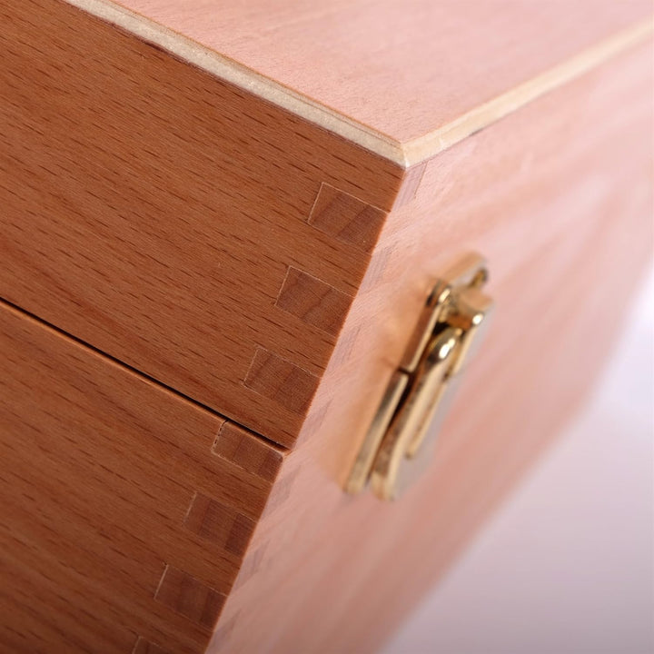 Art-Star UTENSILIENKOFFER | 40 cm, Buchenholz | Malpinselbox, Malkasten, Holz Künstlerkiste, Aufbewa