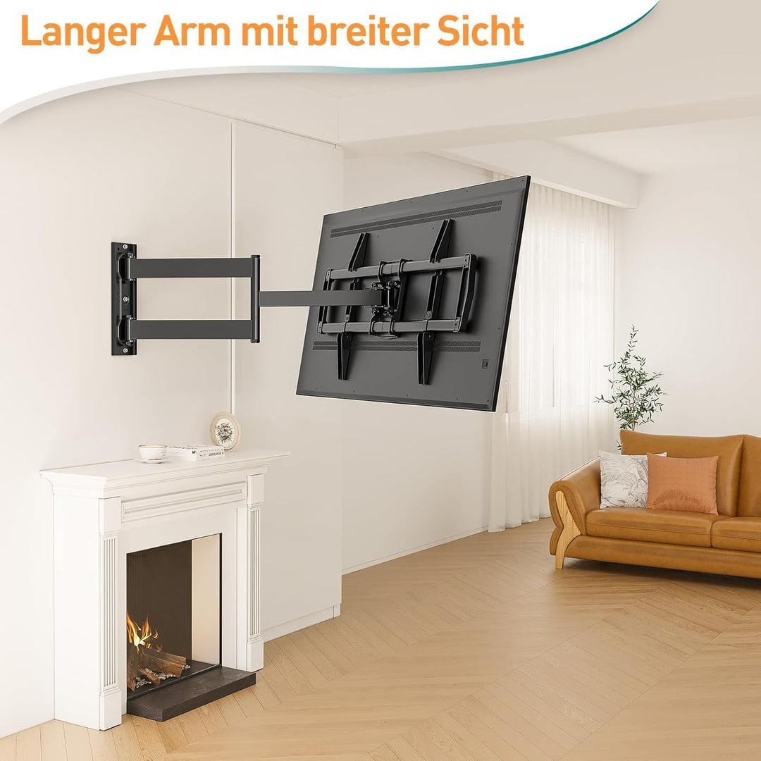 ELIVED 813 mm langer TV-Wandhalter mit langem Arm für die meisten 37-75 Zoll Fernseher, universeller