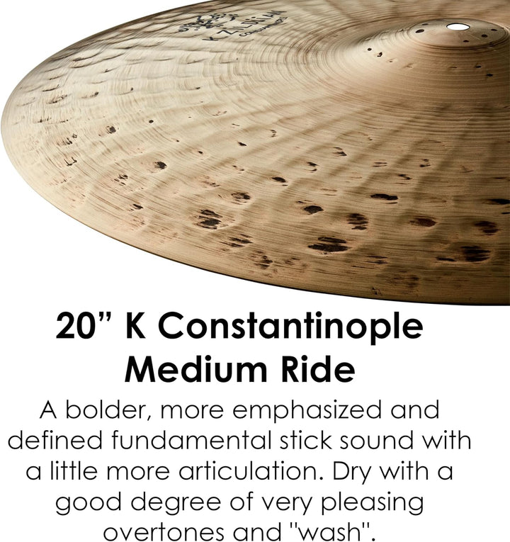 Zildjian K Constantinople Series - 20" Medium Ride Cymbal 20 Zoll Medium, 20 Zoll Medium