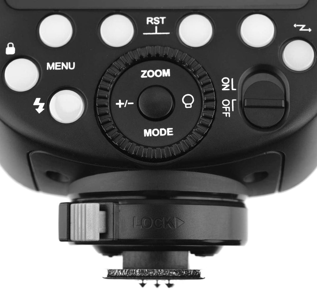 FOMITO Godox V1-F für Fujifilm 2,4 G TTL-Li-Ion-Rundkopf-Blitz-Blitzkamera, 76 W GN92 1/8000 HSS, 1,