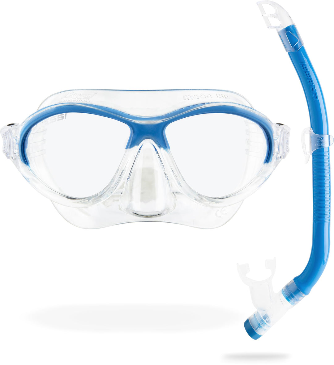 Cressi Moon Kid - Taucherbrille Kinder 7–15 Jahre Silikon Anti-Allergisch Kratzfest, Verstellbare Ta