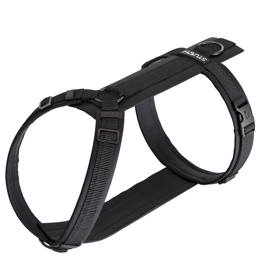 STUCH Hundegeschirr - verstellbares Nylon Geschirr - gepolstert - Für kleine, mittlere und grosse Hu