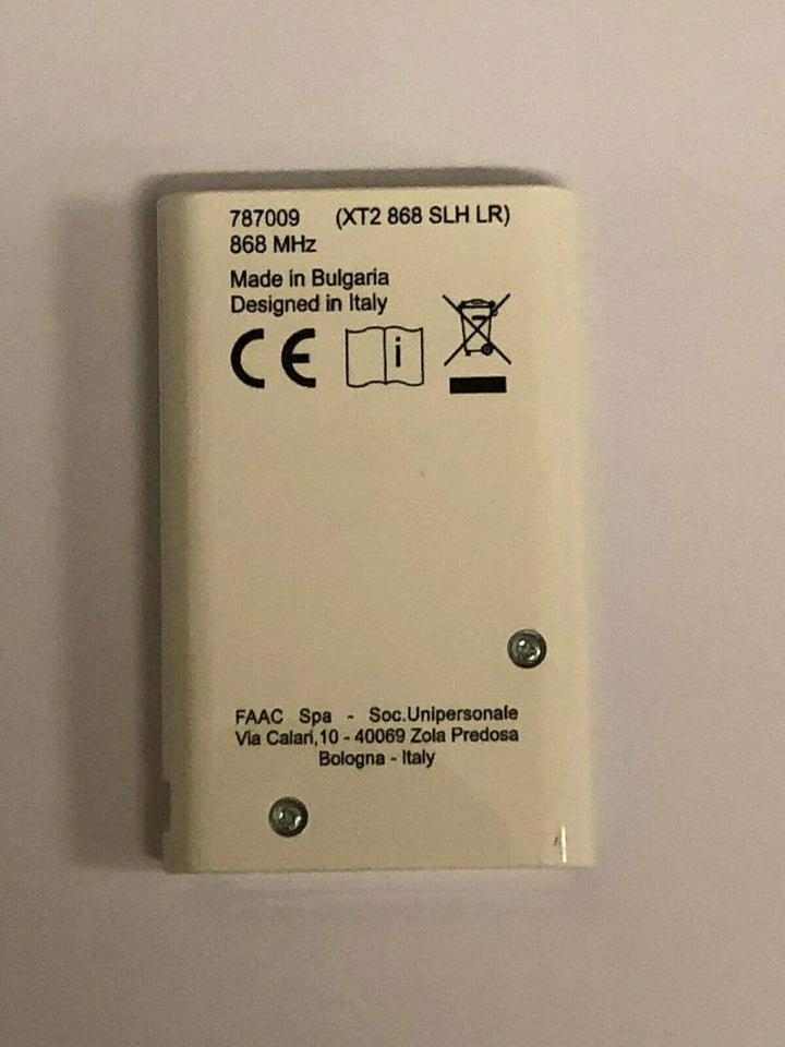 Faac, Fernbedienung XT2 868SLH Frequenz 868 MHz, 2 Kanäle & TÃlÃcommande FAAC XT4 868 SLH Bundle mit