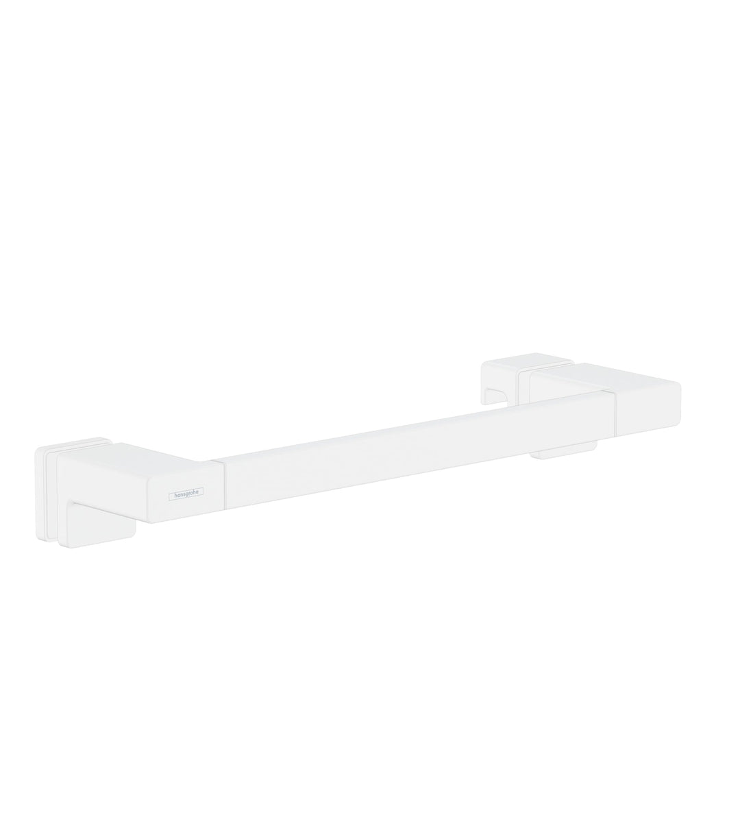 hansgrohe Duschtürgriff AddStoris, Badetuchhalter Mattweiss, Mattweiss