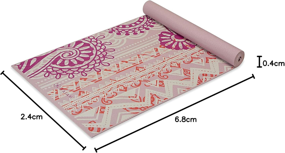 Gaiam Yogamatten Two-Sided Solid Yoga Mat Bohemian Rose, Bohemian Rose