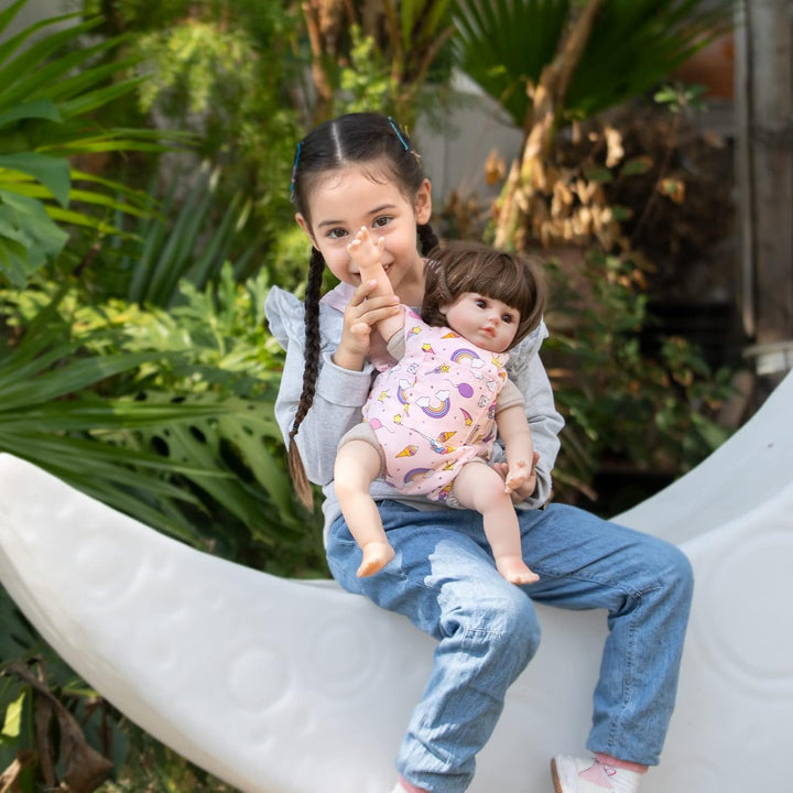 GAGAKU Puppentrage Puppenzubehör Babypuppentrage Kuscheltierträger mit verstellbaren Trägern für Kin