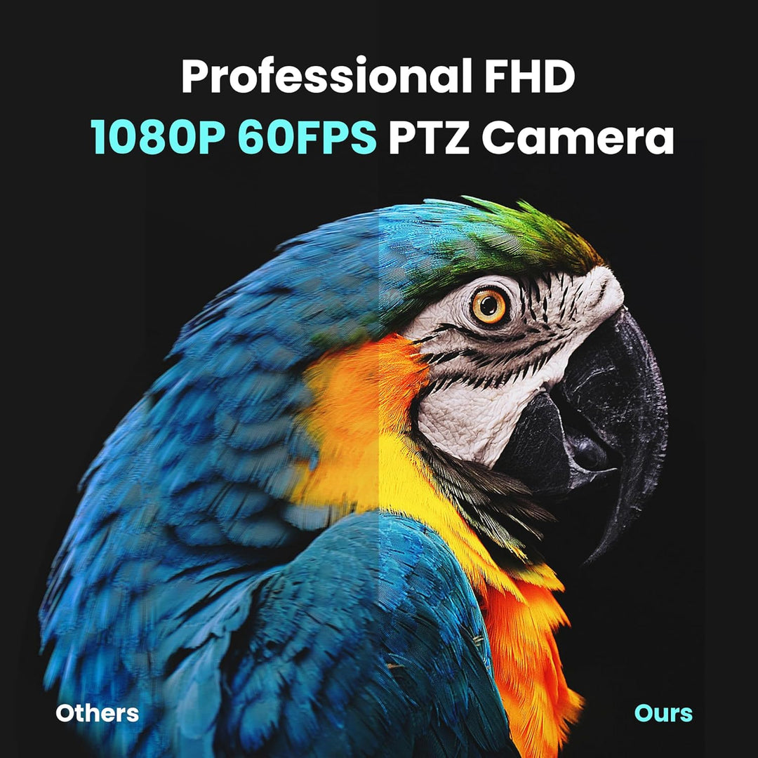AI PTZ Kamera 30X Optischer Zoom mit USB/HDMI/3G-SDI/RJ45 IP Live-Streaming Kamera KI-Auto-Tracking
