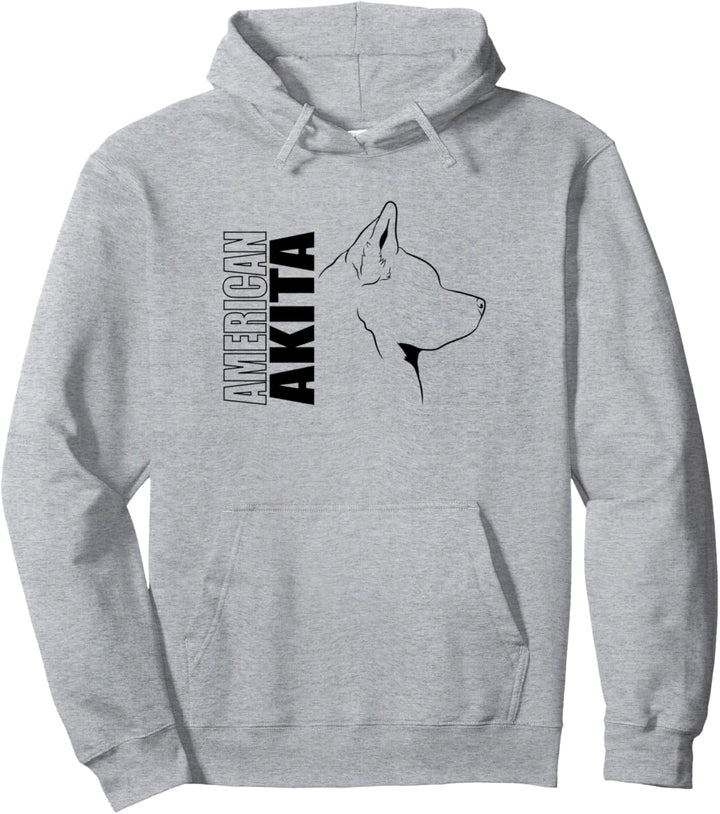 American Akita Profil Hunderasse Hund Hunde Pullover Hoodie