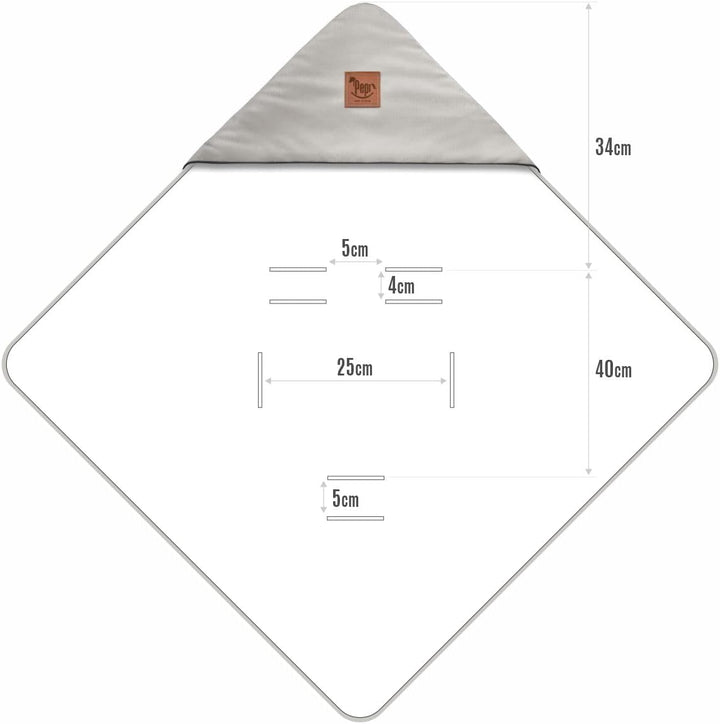 Pepi - Einschlagdecke Babyschale - 90x90 cm - Kinderwagen Decke - Babyschale Decke - Baumwolle Babyd