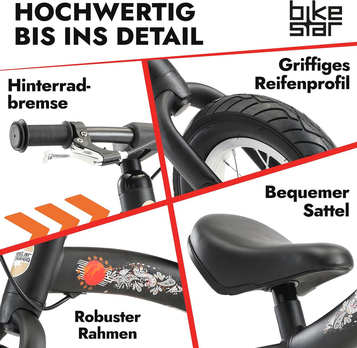 BIKESTAR Kinder Laufrad Lauflernrad Kinderrad für Jungen und Mädchen ab 2-3 Jahre | 10 Zoll Sport Ki