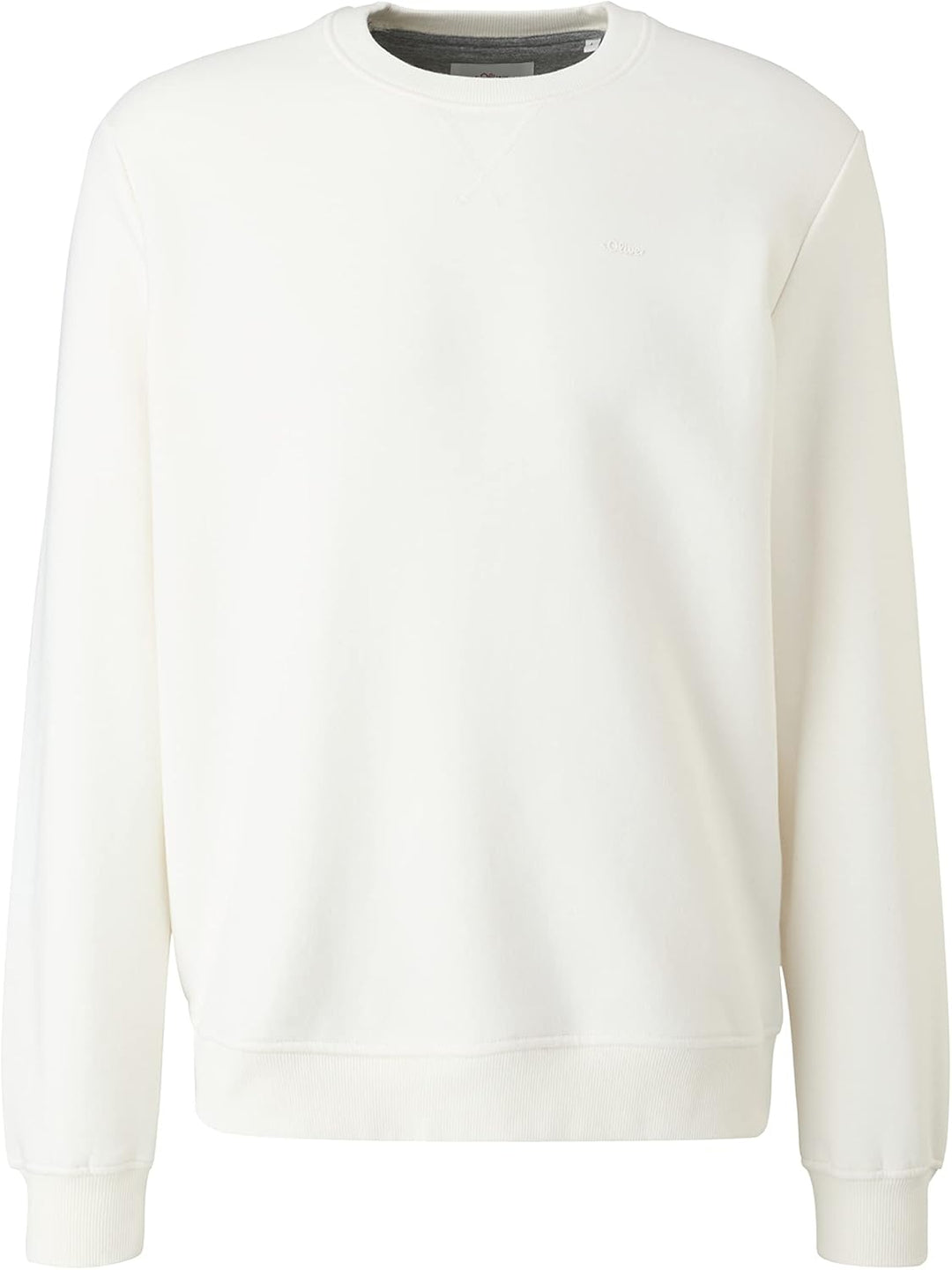 s.Oliver Herren Sweatshirt Langarm XXL Weiss, XXL Wei&#xDF;
