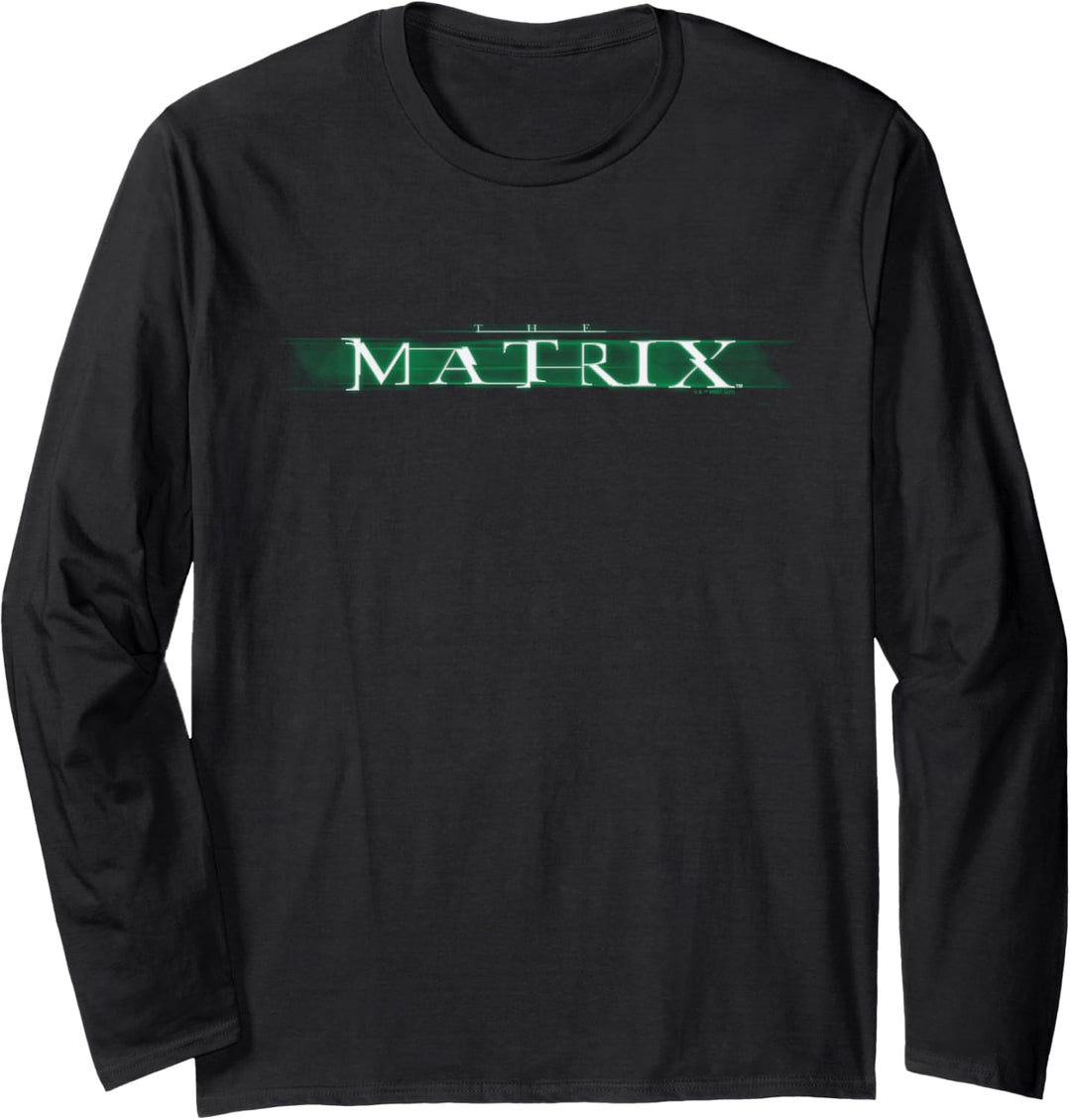 The Matrix Enter The Movie Logo Langarmshirt