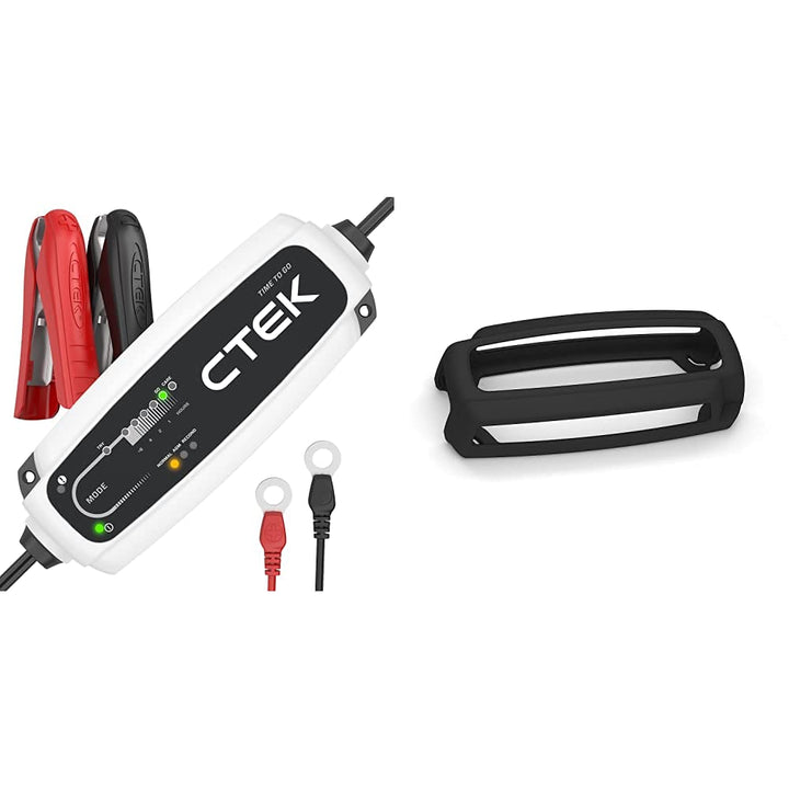 CTEK 40-161 CT5 to Time to Go - Vollautomatisches Batterieladegerät mit Coutdown-Display 12V, 5 Amp