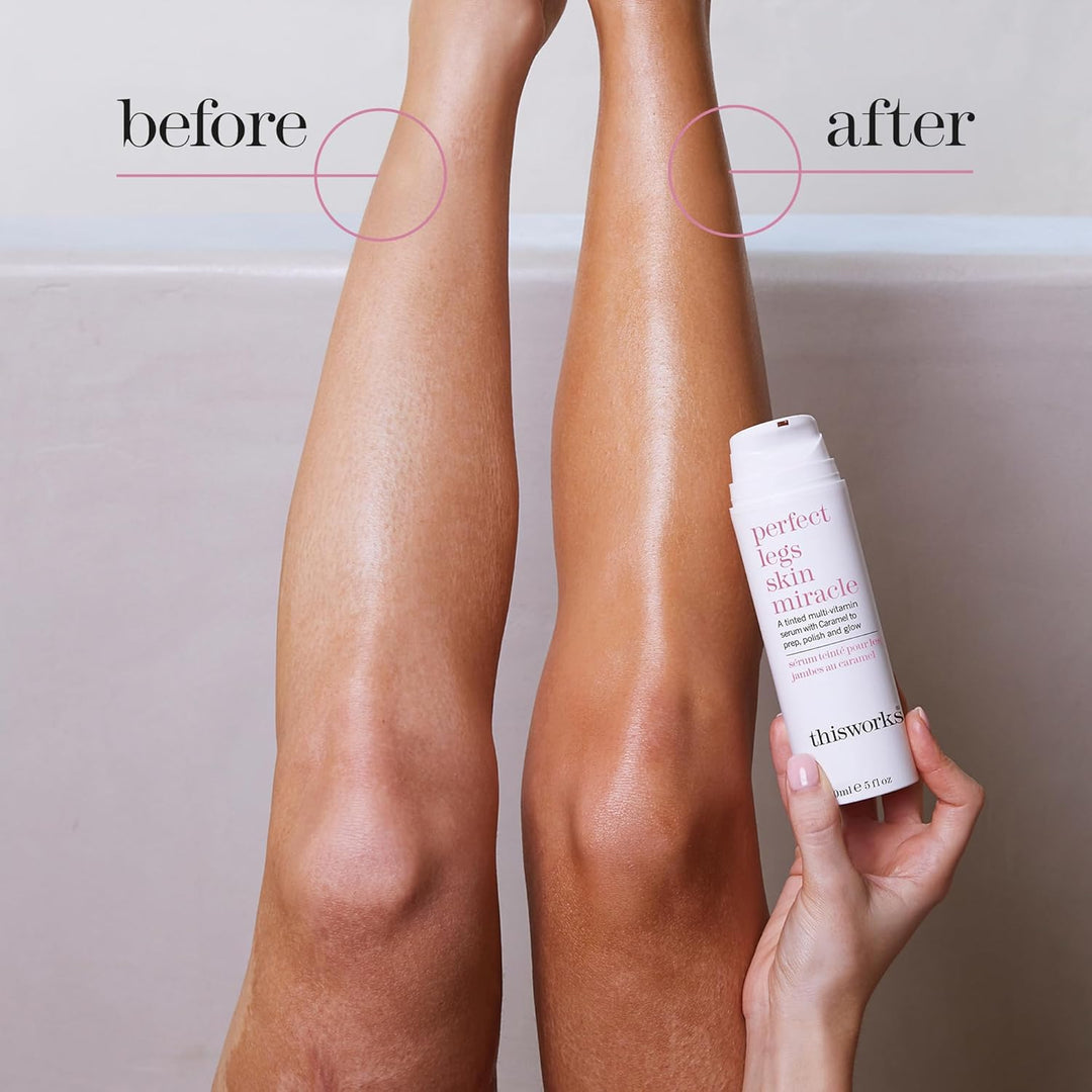 This Works Perfect Legs Skin Miracle, 150 ml — Multivitamin-angereichertes getöntes Serum für alle H