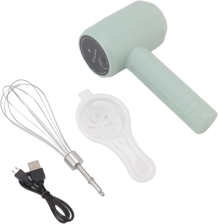 Luqeeg Handheld Milchschäumer, Elektrischer Handrührer, USB Wiederaufladbarer Tragbarer Kabelloser H