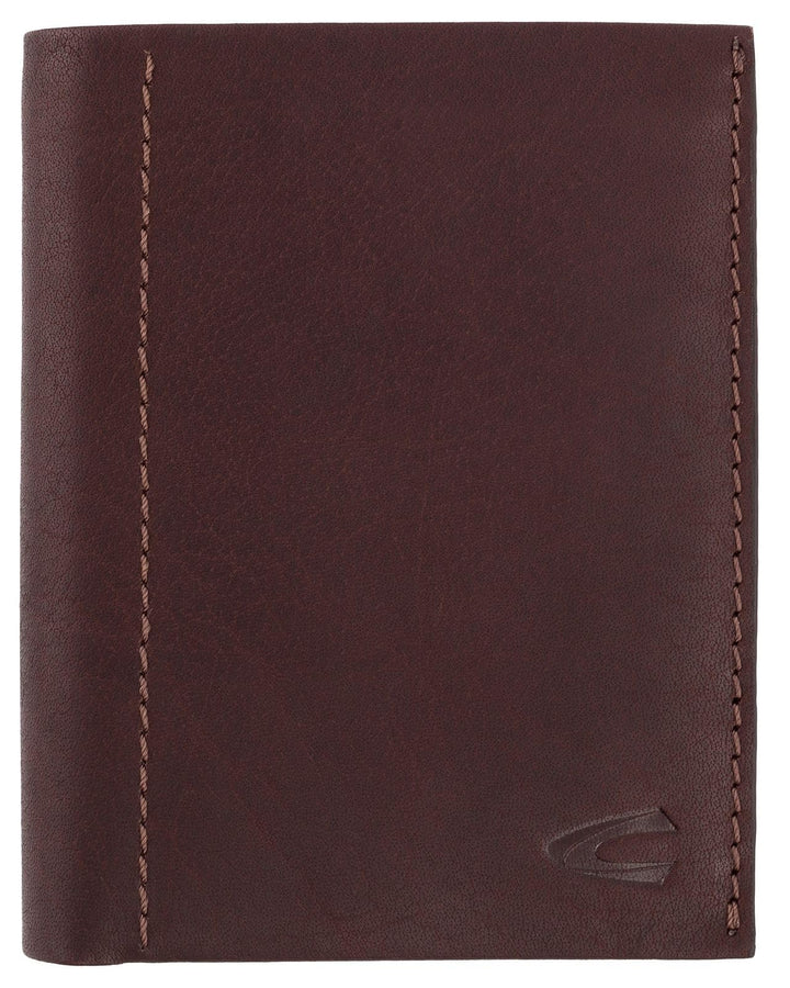 camel active Niagara Herren Geldbörse RFID Hochformat Leder Mittelgross 10 x 2 x 12,5 (LxBxH) Brown,