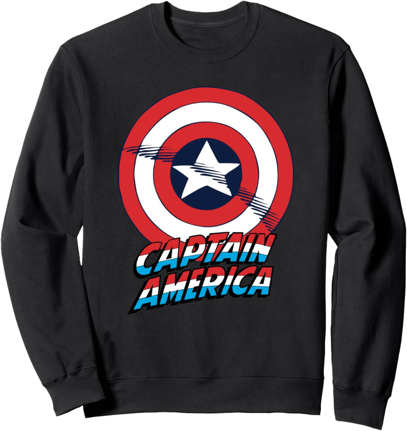 Marvel Captain America With Shield Sweatshirt