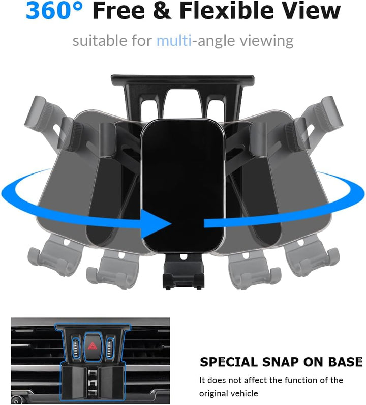 Handyhalterung Auto Handyhalter für X1 2016-2023 X2 2020 2021 2022 2023 Handy Halterung Lüftung 360°