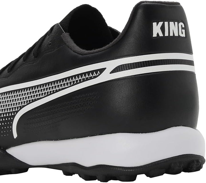 PUMA Unisex King Pro TT Fussballschuhe 38 EU Puma Black Puma White, 38 EU Puma Black Puma White