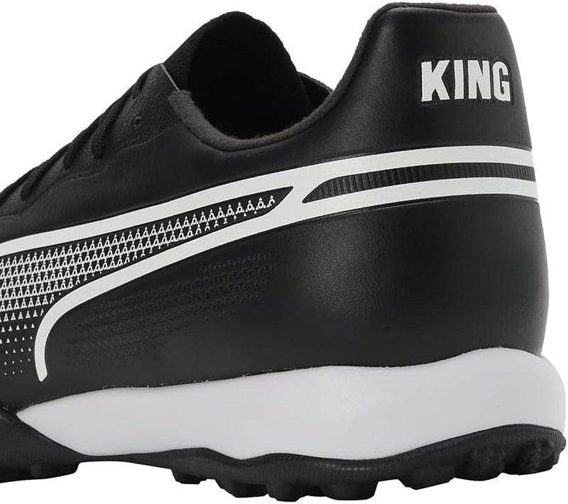 PUMA Unisex King Pro TT Fussballschuhe 47 EU Puma Black Puma White, 47 EU Puma Black Puma White