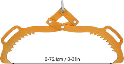 Lightakai Forstzange für Baumstämme, 30 Zoll Rückezange aus Kohlenstoffstahl Tragbar Heavy Duty Grei