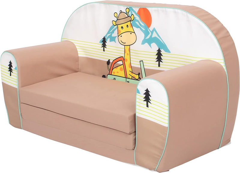 KNORRTOYS.COM 75001 75001-Kindersofa-Giraffe on Tour“