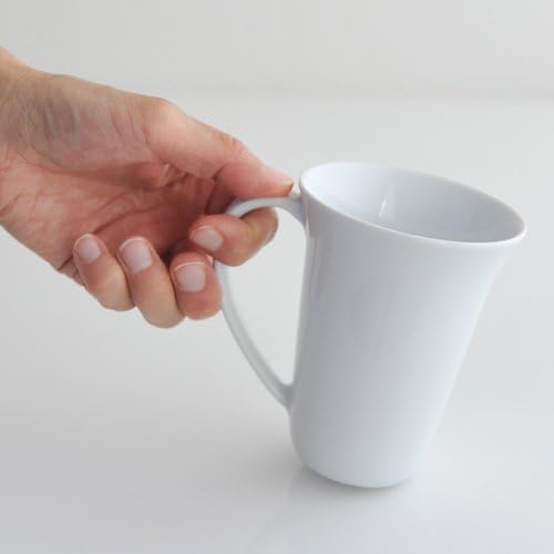 Alessi "KU", 4 Stück Mug aus weissem Porzellan Tasse, Tasse