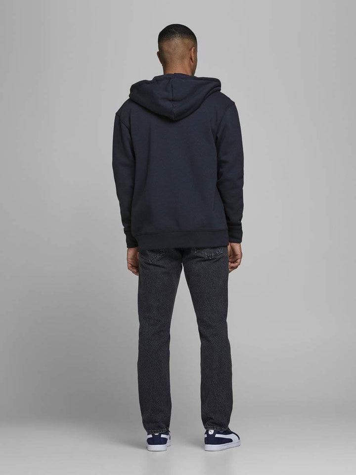 Jack & Jones Herren Jjesoft Sweat Zip Hood Noos Sweatjacke (1er Pack) XL Blau (Navy Blazer Fit: Rela