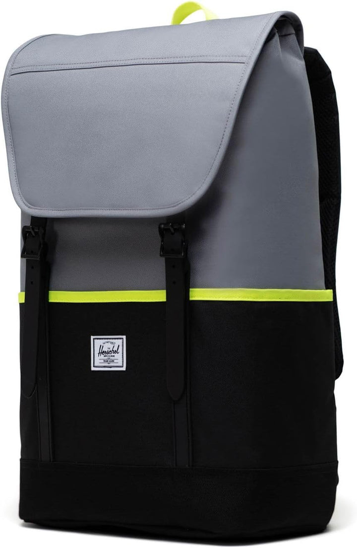 Herschel Unisex Retreat Pro Tasche Stück Grey/Black/Safety Yellow, St&#xFC;ck Grey/Black/Safety Yell
