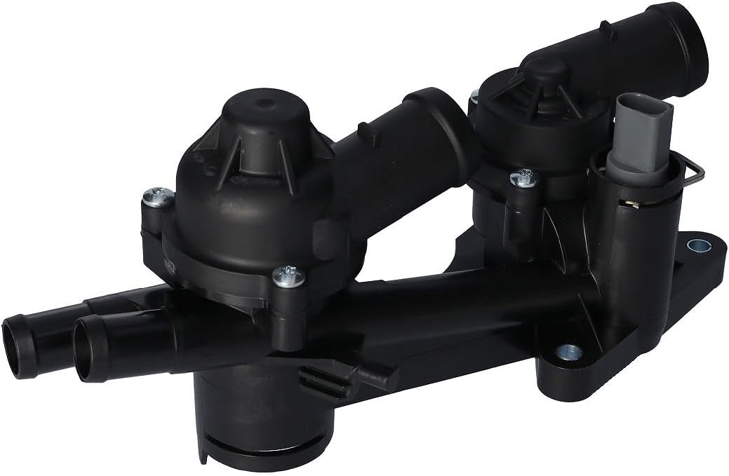 febi bilstein 45080 Thermostat mit Gehäuse, Dichtung und Temperaturschalter , 1 Stück