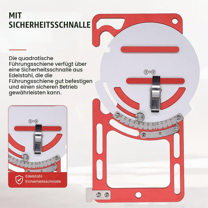 Quadratische Verstellbare Führungsschiene, elektrische führungsschiene Sägeschienenschiene aus Metal