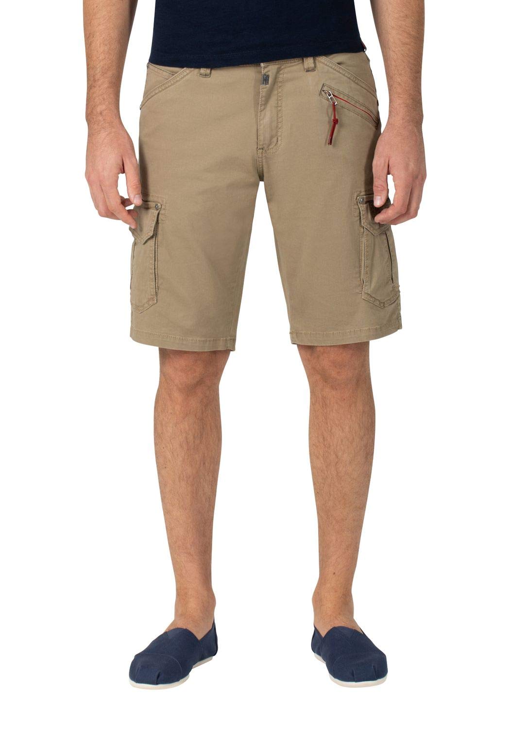 Timezone Herren Regular Rykertz Shorts 29 Grün (Safari Khaki 4084), 29 Grün (Safari Khaki 4084)
