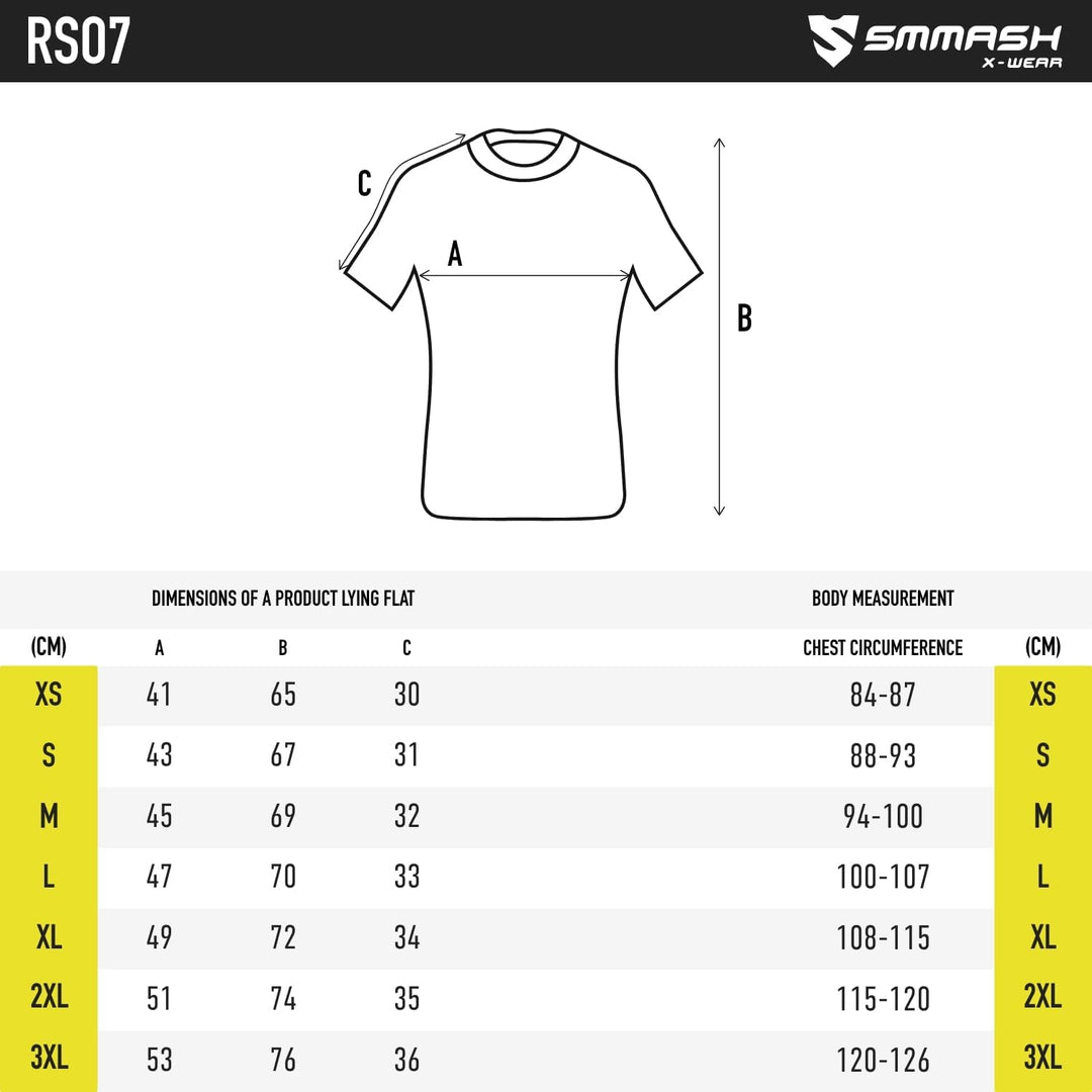 SMMASH Kompressionsshirt für Herren Kurzarm, Funktionsshirt für Sport Outdoor OCR Cross-Training Fit