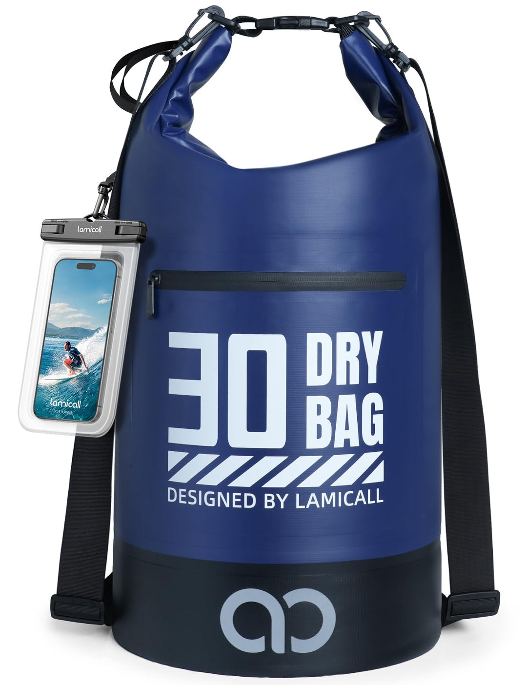 Lamicall Dry Bag, wasserdichte Tasche Beutel, Wasserfester Rucksack Drybag | [Robust &amp; Kratzfest] 5L