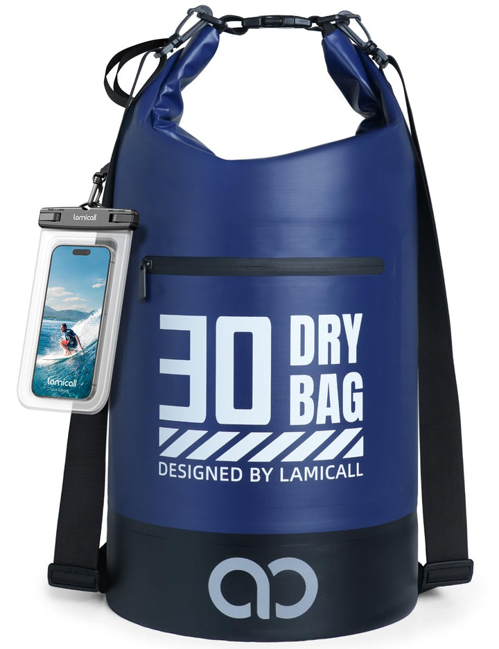Lamicall Dry Bag, wasserdichte Tasche Beutel, Wasserfester Rucksack Drybag | [Robust &amp; Kratzfest] 5L