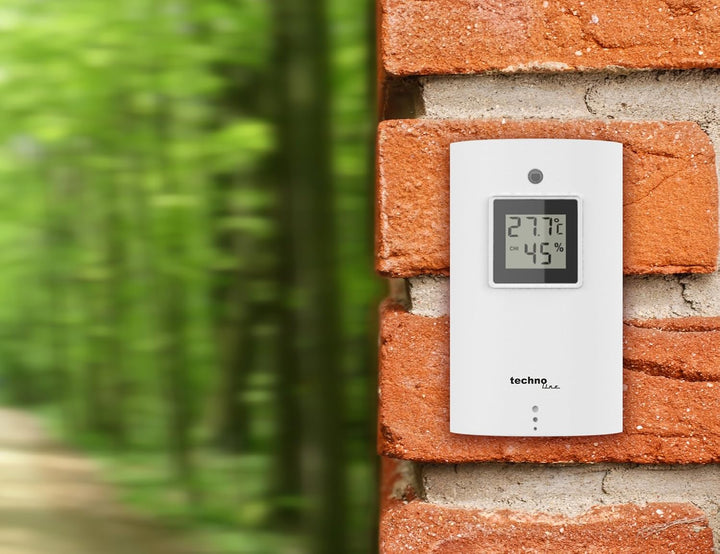 Technoline WS 6760 moderne Wetterstation mit Vorhersage von Wettersituation und Anzeige von Mondphas