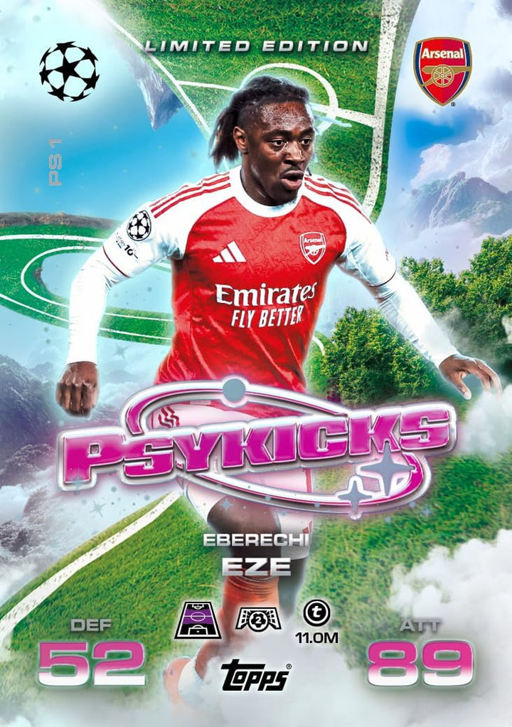 Topps UCC Match Attax Extra 2026 - Mega Tin - Pyskicks - enthält 48 Karten, darunter 3 Pyskicks-LE-K