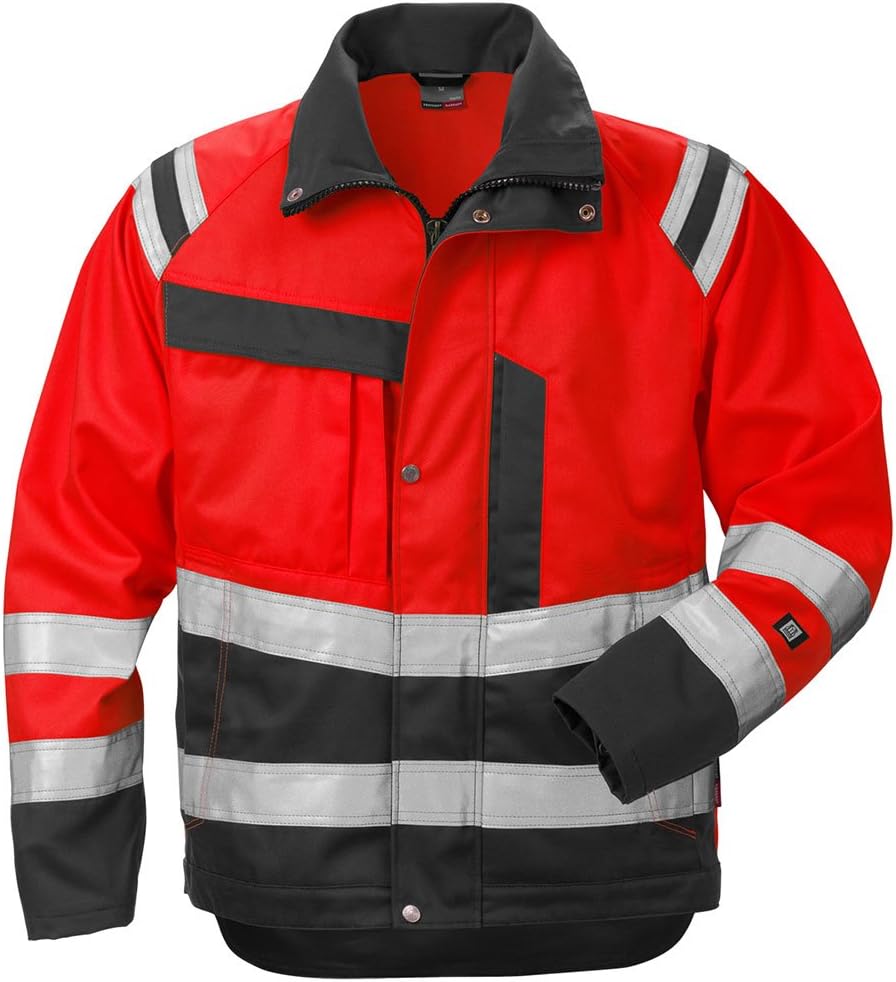 Fristad Kansas - Jacket CL 3 4026 PLU X/Large Hi-Vis Red/Black 119621-396 XL