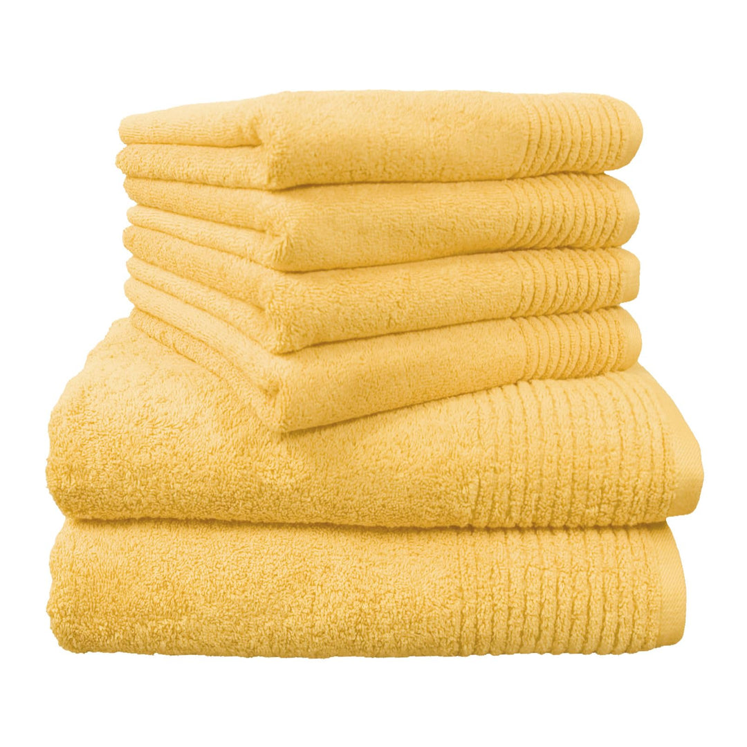 Dyckhoff 0410996825 Handtuchset "Brillant", 2 Badetücher / Duschtücher 70 x 140 cm und 4 Handtücher